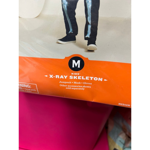 New Hyde & Eek Bootique Kids X-Ray Skeleton Costume Medium - Picture 3 of 5